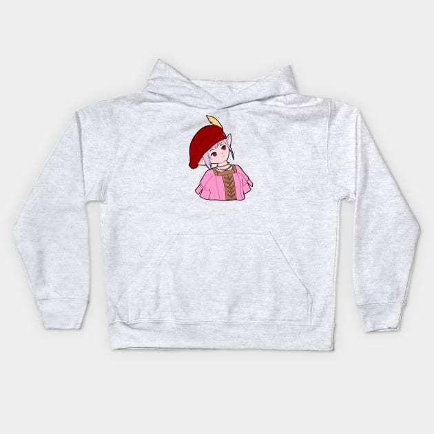 Lala Receptionist Kids Hoodie by Adastumae